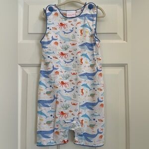 Stitchy Fish Deep Blue Discovery Jon Jon, Blue, NWT, 3T
